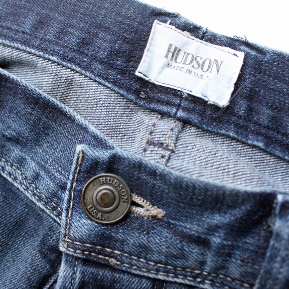Hudson Men’s Jeans Button Fly Size 34x28 - Picture 4 of 8